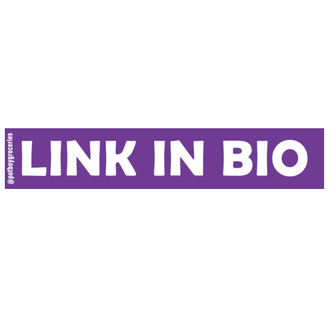 Link Bio Sticker by Potboy Groceries