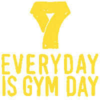 SevenDaysGold fitness workout gym gold Sticker