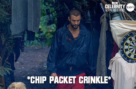 foodie chips GIF by I'm A Celebrity... Get Me Out Of Here! Australia