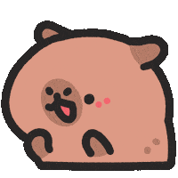 新年 Capybara Sticker by sansanplanet