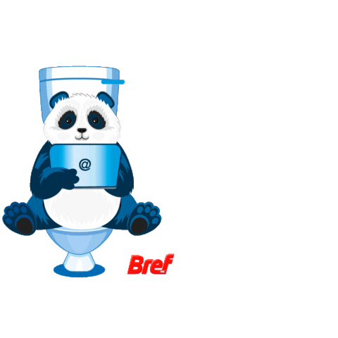 HenkelBref giphyupload animal panda selfcare Sticker