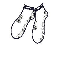 Socks Sticker by Wahuboard