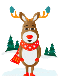 deer reindeer Sticker