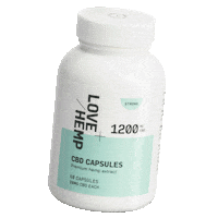 lovehempuk cbd hemp capsules love hemp Sticker
