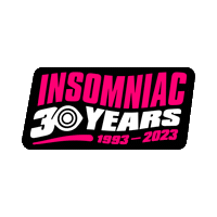 30 Years Sticker by Insomniac Events