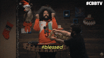 reggie watts christmas GIF