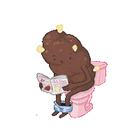 Newspaper Popo Sticker