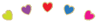 Pride Day Hearts Sticker by Kelly Bello Design