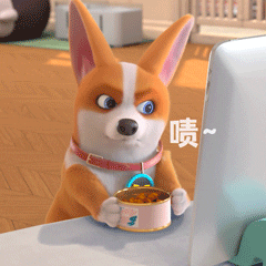 mocoaifay giphyupload animation dog cartoon GIF