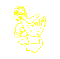 Disco Duck Sticker