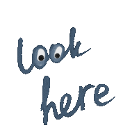 Смотри Look Here Sticker