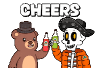 Celebrate Teddy Bear Sticker by BEARISH