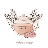 Metallic_frogs teapot metallicfrogs Sticker