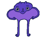 fat cat Sticker by Mekamee