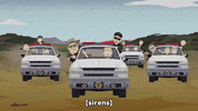 guns driving GIF by South Park 