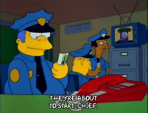 Season 3 Police GIF by The Simpsons