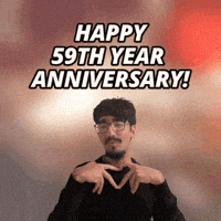 59 Year Anniversary GIF