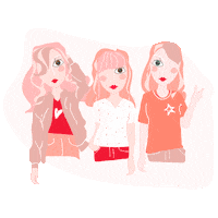 Friends Girls Sticker