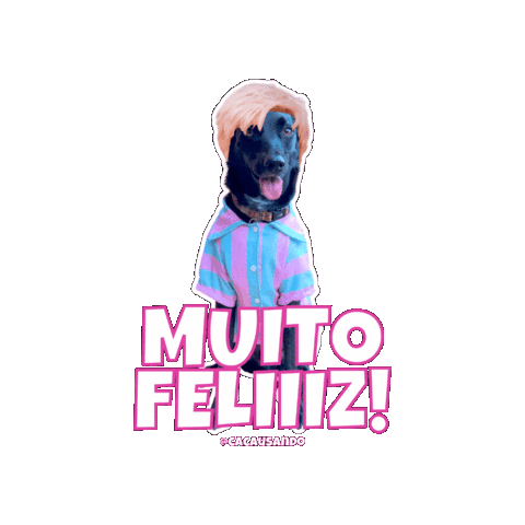 Happy Dog Sticker