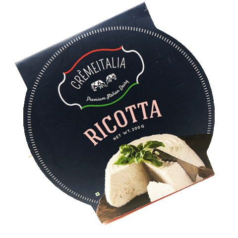 Cremeitalia giphyupload cheese ricotta cremeitalia Sticker