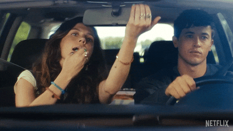 Driving Road Trip GIF by NETFLIX
