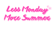 summer monday Sticker by Smash Wear