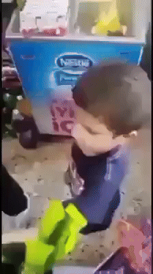 Kasimify giphyupload giphycreatortest side eye kid GIF