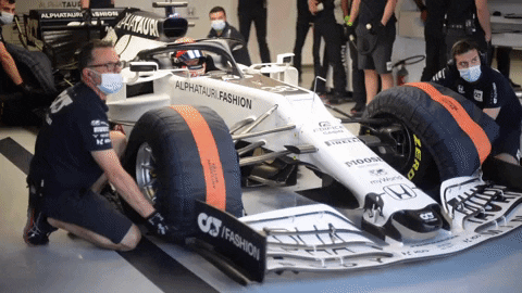 Lets Go Tyres GIF by Honda Racing F1