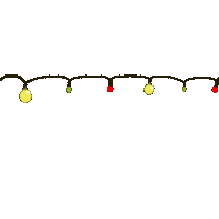 Christmas Lights Sticker