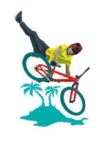 crankworxcairns bike australia cycling tropical Sticker