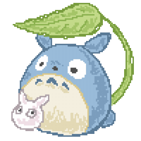 Studio Ghibli Pixel Sticker