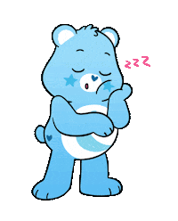 Tired Boa Noite Sticker by Care Bear Stare!