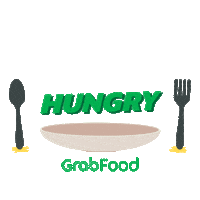 Food Grab Sticker by GrabFoodMY