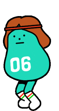Run Sticker by STICKY MONSTER LAB