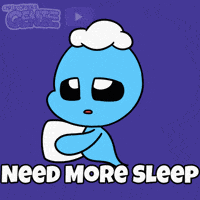 Tired Morning GIF by Christophers Genie