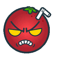 angry animation Sticker