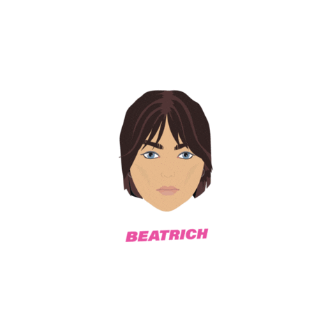 Beatrich Sticker by Nuostabu