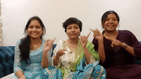 Girl Friends Dancing GIF