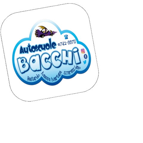 Autoscuola_Bacchi giphyupload autoscuola patente scuola guida Sticker