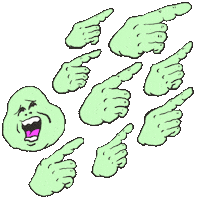 neighbor_mr_wang hand here tap finger Sticker