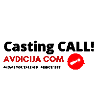 avdicija film attention cast filming Sticker