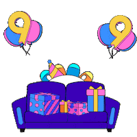 Happy Birthday Party Sticker by Lazada