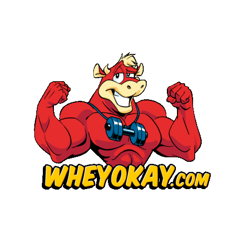 wheyokay giphygifmaker supplement shop wheyokay wheyok Sticker