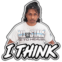 Considering I Think Sticker by Ashwin Gane