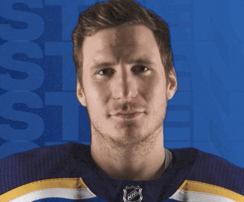 Hockey Player Smile GIF by St. Louis Blues