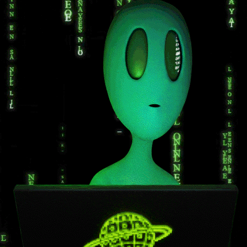 Working The Matrix GIF by Lonely Aliens