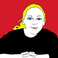 sawako_kabuki face portrait staring hypnosis GIF