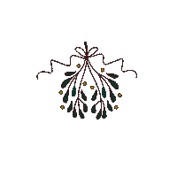 Kisses Mistletoe Sticker by Mallory Ervin