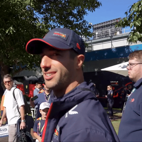 Daniel Ricciardo saying Nico Huuulkenberg