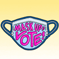 Mask Vote GIF by INTO ACTION